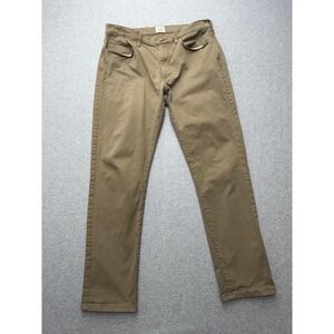 Flint and‎ Tinder Pants Mens 33x30 Khaki Slim Fit Stretch Twill Chino 5 Pocket